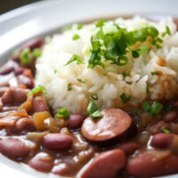 Easy Slow Cooker Red Beans & Rice