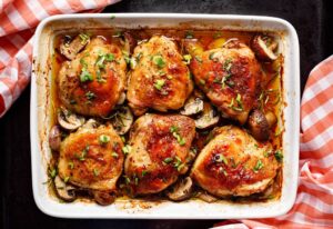 Read more about the article Honey Mustard Chicken Thighs